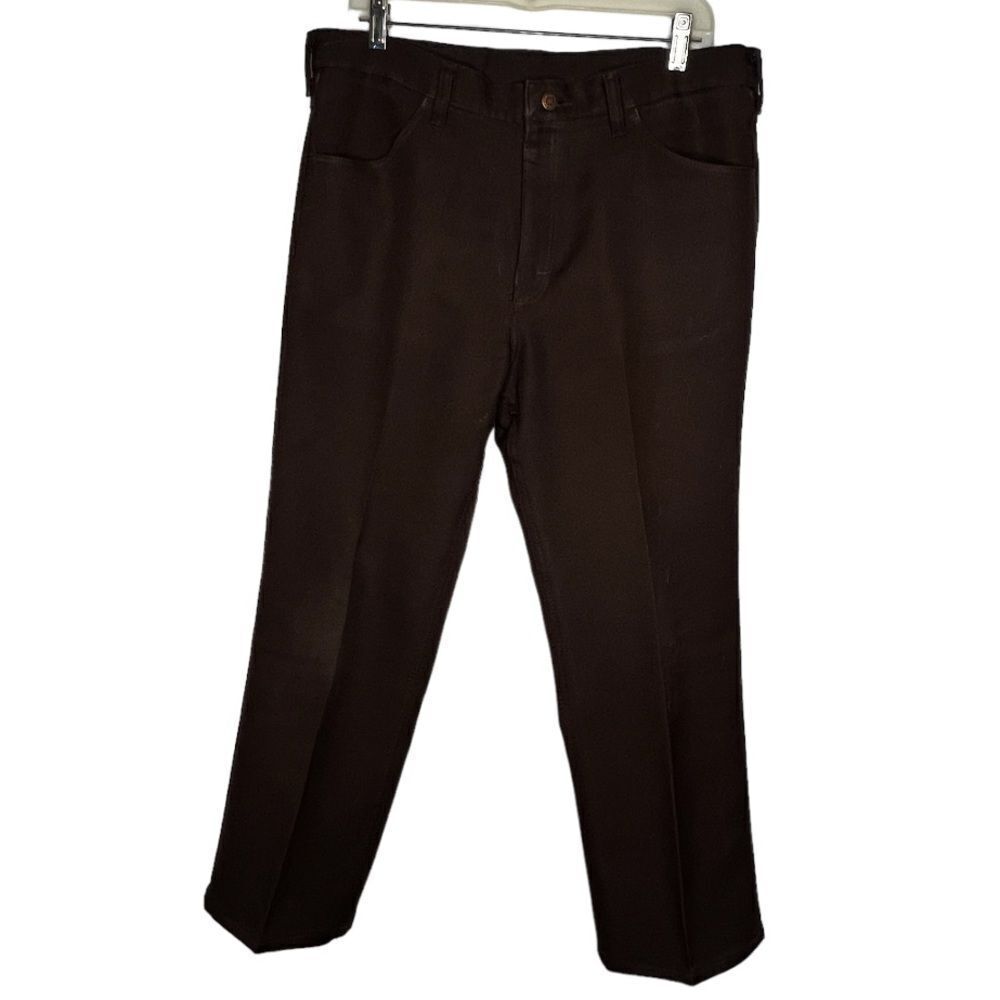 Vintage Wrangler Brown Polyester Pants‎